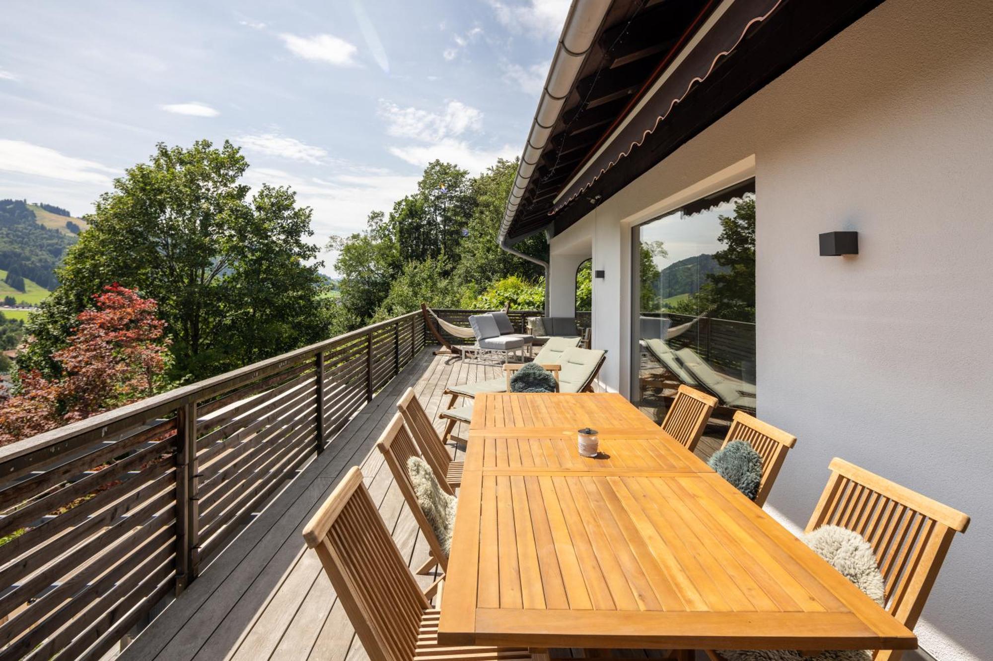 Wald Lounge Villa Oberstaufen Bagian luar foto