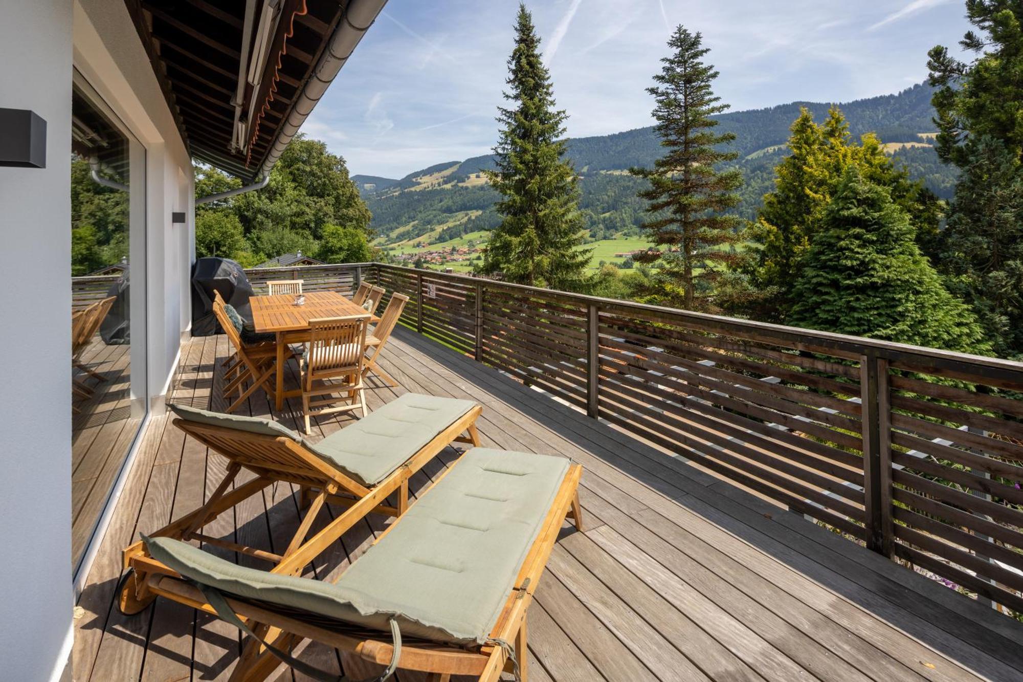 Wald Lounge Villa Oberstaufen Bagian luar foto